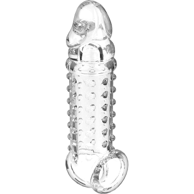 VIRILXL EXTENSION Y FUNDA DE PENE V11 TRANSPARENTE