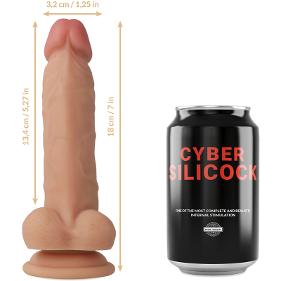 CYBER SILICOCK ARNES SILICONA LIQUIDA JUDE 18 CM O 32 CM