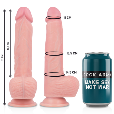 ROCKARMY ARNES LIQUID SILICONE DILDO PREMIUM SPITFIRE 21 CM O 462 CM