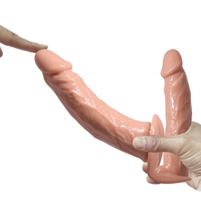 BAILE ULTRA PASSIONATE HARNESS DOBLES DILDOS CON ARNES