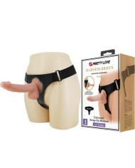 PRETTY LOVE HARNESS BRIEFS ARNES UNIVERSAL CON DILDO KEVIN 19 CM NATURAL
