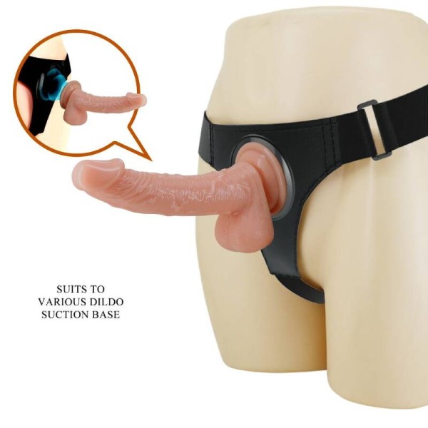 PRETTY LOVE HARNESS BRIEFS ARNES UNIVERSAL CON DILDO KEVIN 19 CM NATURAL