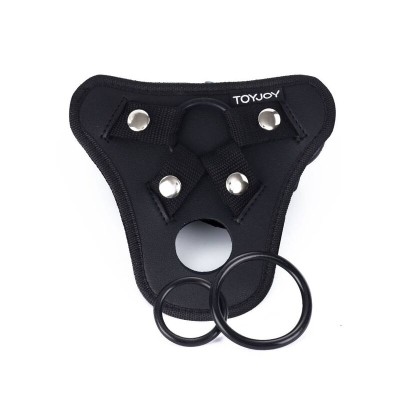 GET REAL STRAP ON PLEASURE HARNES NEGRO