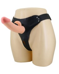PRETTY LOVE MAVIS HARNESS BRIEFS UNIVERSAL CON DILDO 19 CM NATURAL
