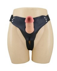 PRETTY LOVE MAVIS HARNESS BRIEFS UNIVERSAL CON DILDO 19 CM NATURAL