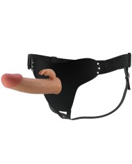 PRETTY LOVE MAVIS HARNESS BRIEFS UNIVERSAL CON DILDO 19 CM NATURAL