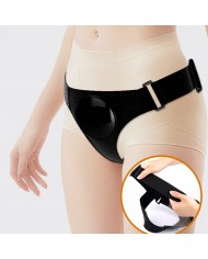 PRETTY LOVE KYTON HARNESS BRIEFS UNIVERSAL CON DILDO SQUIRTING 19 CM MULATO