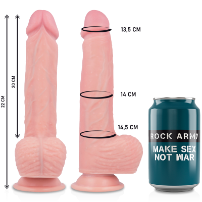 ROCKARMY ARNES HAWK ROTADOR Y VIBRADOR 22 CM O 46 CM
