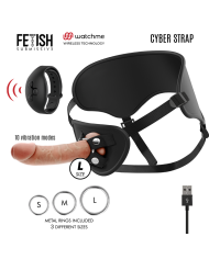 FETISH SUBMISSIVE CYBER STRAP ARNES CON DILDO CONTROL REMOTO TECNOLOGIA WATCHME L