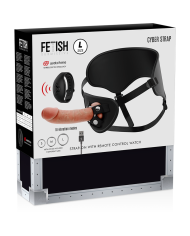 FETISH SUBMISSIVE CYBER STRAP ARNES CON DILDO CONTROL REMOTO TECNOLOGIA WATCHME L