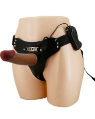 PRETTY LOVE STARKS HARNESS BRIEFS VIBRACION MULTI VELOCIDAD DILDO 175 CM MULATO