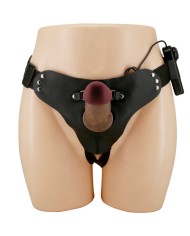 PRETTY LOVE STARKS HARNESS BRIEFS VIBRACION MULTI VELOCIDAD DILDO 175 CM MULATO
