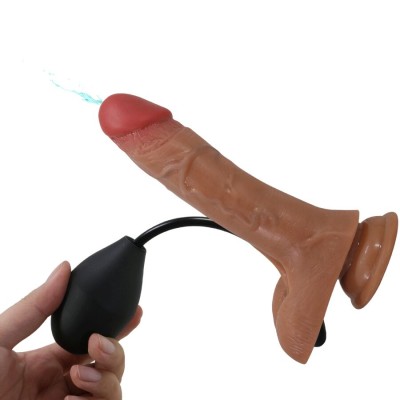 PRETTY LOVE HARNESS BRIEFS UNIVERSAL CON DILDO VIBRACION Y SQUIRTING 155 CM MULATO