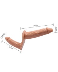 BAILE ULTRA PASSIONATE HARNESS DILDOS DOBLES CON ARNES