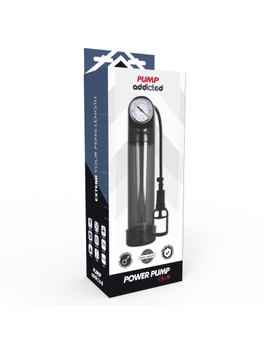 PUMP ADDICTED BOMBA ERECCION RX9 TRANSPARENTE PUMP ADDICTED BOMBA ERECCION RX9 TRANSPARENTE