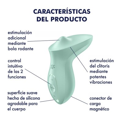 SATISFYER EXCITERRR VIBRADOR LAY ON CLITORIS MENTA