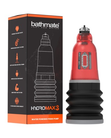 BATHMATE HYDROMAX 3 ROJO BATHMATE HYDROMAX 3 ROJO