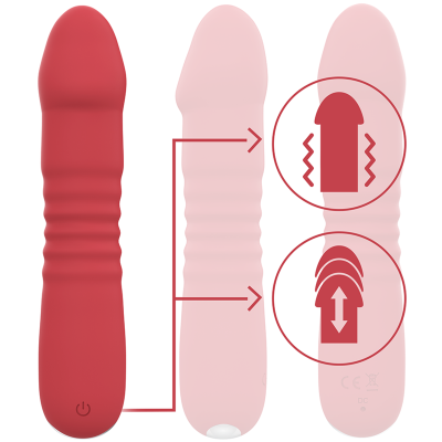 INTENSE JUNI UP DOWN 10 VIBRACIONES ROJO