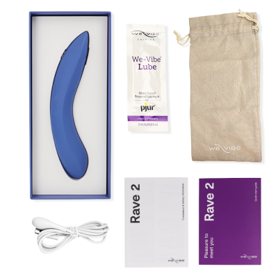 WE VIBE RAVE 2 VIBRADOR PUNTO G AZUL
