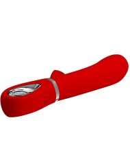 PRETTY LOVE THOMAS VIBRADOR PUNTO G MULTIFUNCION ROJO