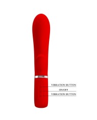 PRETTY LOVE THOMAS VIBRADOR PUNTO G MULTIFUNCION ROJO