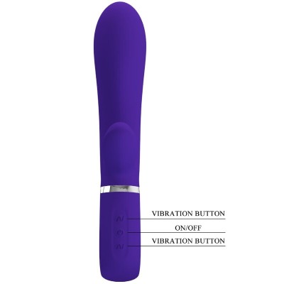 PRETTY LOVE THOMAS VIBRADOR PUNTO G MULTIFUNCION VIOLETA