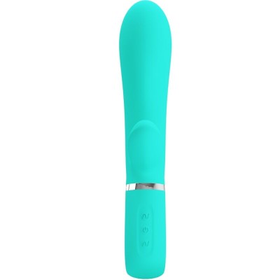PRETTY LOVE THOMAS VIBRADOR PUNTO G MULTIFUNCION VERDE AGUA