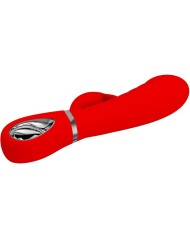 PRETTY LOVE PRESCOTT VIBRADOR PUNTO G MULTIFUNCION ROJO