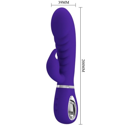 PRETTY LOVE PRESCOTT VIBRADOR PUNTO G MULTIFUNCION LILA
