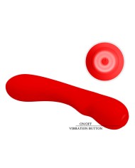 PRETTY LOVE PRESCOTT VIBRADOR RECARGABLE ROJO