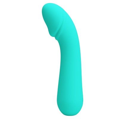 PRETTY LOVE CETUS VIBRADOR RECARGABLE VERDE AGUA