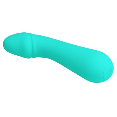 PRETTY LOVE CETUS VIBRADOR RECARGABLE VERDE AGUA