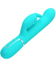 PRETTY LOVE VIBRADOR COALE RABBIT PERLAS VERDE AGUA