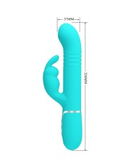 PRETTY LOVE VIBRADOR COALE RABBIT PERLAS VERDE AGUA