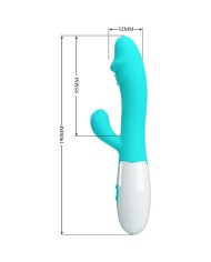PRETTY LOVE SNAPPY VIBRADOR PUNTO G VERDE AGUA