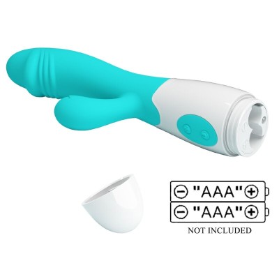 PRETTY LOVE SNAPPY VIBRADOR PUNTO G VERDE AGUA