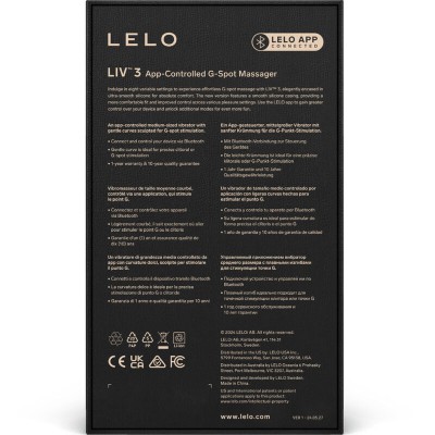 LELO LIV 3 ESTIMULADOR PUNTO G AZUL