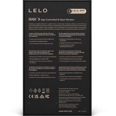 LELO GIGI 3 VIBRADOR PUNTO G AZUL