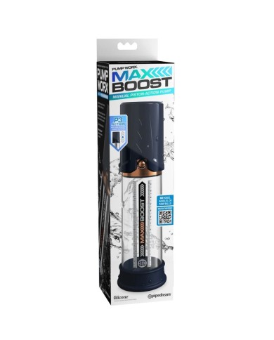 PUMP WORX BOMBA DE ERECCION MAX BOOST AZUL PUMP WORX BOMBA DE ERECCION MAX BOOST AZUL