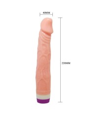 BAILE VIBRADOR REALISTICO NATURAL 22 CM