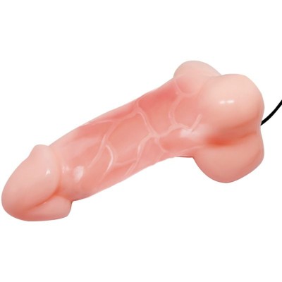 BAILE VIBRADOR REALISTICO BARBARA NATURAL 21 CM