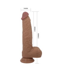 PRETTY LOVE JONATHAN DILDO SILICONA 3 VIBRACIONES 3 MEDIDAS INSERCION CONTROL REMOTO 21 CM