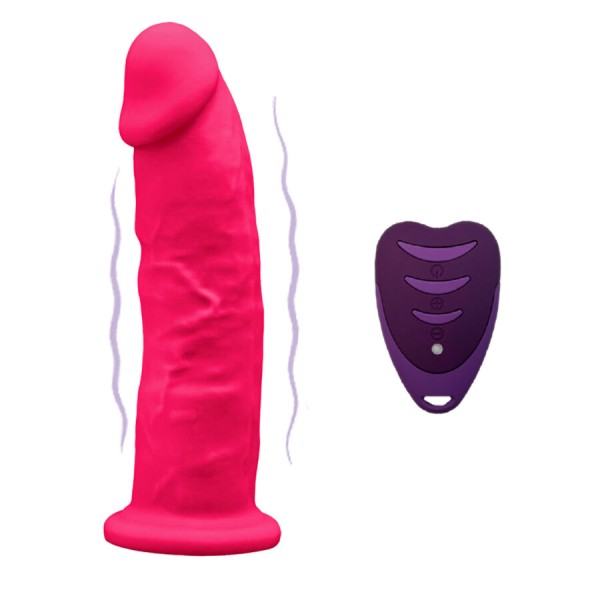 SILEXD PENE REALISTICO MODELO 2 ROSA CONTROL REMOTO LRS 17 CM