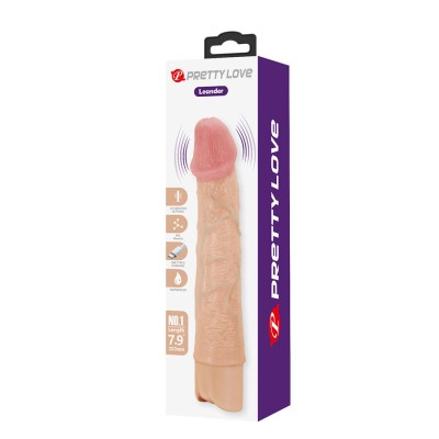 PRETTY LOVE LEANDER VIBRADOR REALISTICO FLEXIBLE