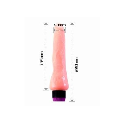BAILE VIBRADOR REALISTICO 195 CM