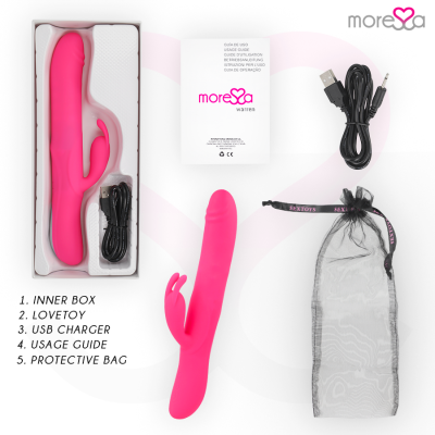 MORESSA WARREN IMPULSOR OSCILANTE Y POTENTE VIBRACION PREMIUM SILICONA RECARGABLE