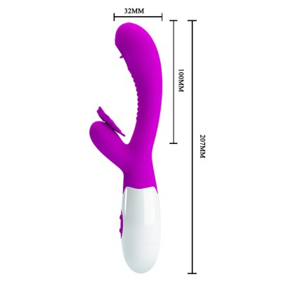 PRETTY LOVE MOTH LICKING VIBRATING LILA