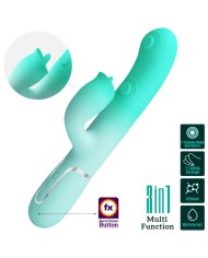 PRETTY LOVE GIGI VIBRADOR RABBIT MULTIFUNCION VERDE AGUA