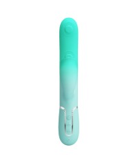PRETTY LOVE GIGI VIBRADOR RABBIT MULTIFUNCION VERDE AGUA