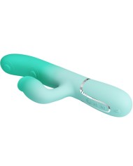 PRETTY LOVE GIGI VIBRADOR RABBIT MULTIFUNCION VERDE AGUA
